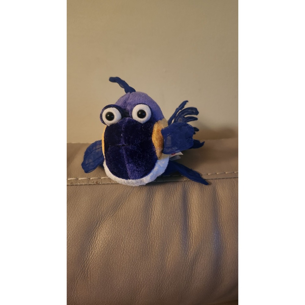 GANZ Webkinz Plush PURPLE GOLDFISH Sealed Unused Code Tag HS512 -  Lil' Kinz